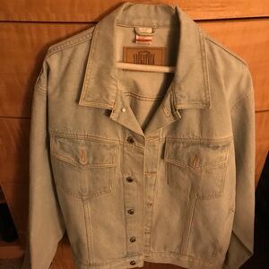 Mens Light Blue Denim Jacket size Extra Large